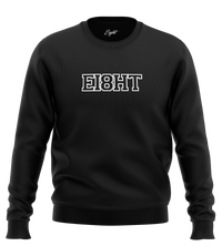 SWEAT-SHIRT COL ROND | "EIGHT SCHOOL" - Noir/Blanc