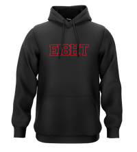 SWEAT-CAPUCHE | "EIGHT SCHOOL" - Noir/Rouge