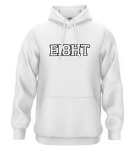 SWEAT-CAPUCHE | "EIGHT SCHOOL" - Blanc/Noir