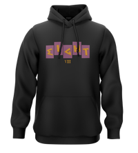 SWEAT-CAPUCHE | "FRATERNITE" - Noir/Violet/Jaune