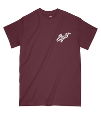 T-SHIRT | "HEART" - Bordeaux/Blanc