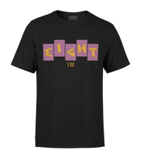 T-SHIRT | "FRATERNITE" - Noir/Violet/Jaune