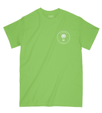 T-SHIRT | "SINGAM" - Vert Fluo/Blanc