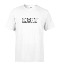 T-SHIRT | "EIGHT SCHOOL" - Blanc/Noir