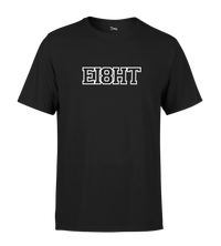 T-SHIRT | "EIGHT SCHOOL" - Noir/Blanc