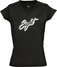 T-SHIRT FEMME | "CLASSIC" - Noir/Blanc